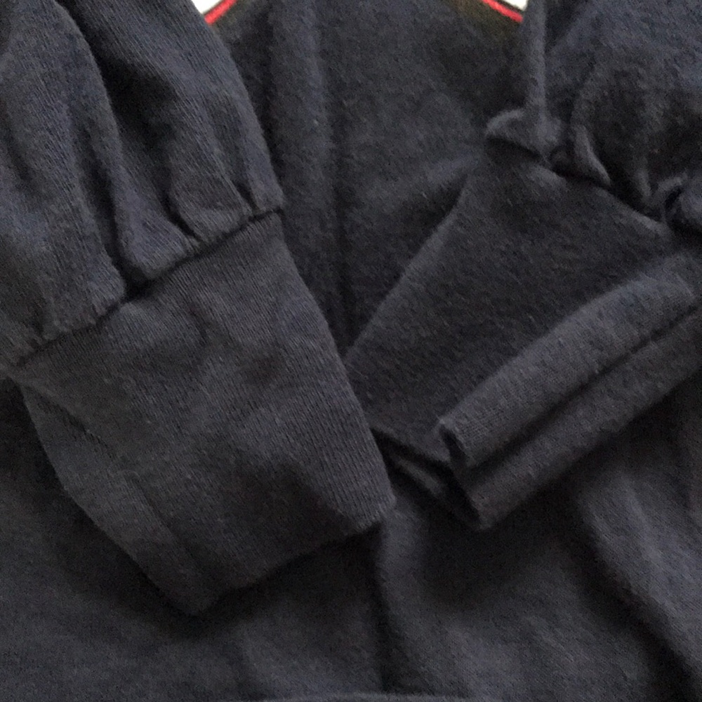 Houston Texans JJ Majestic Navy‎ Blue Long Sleeve Tee with Red and White Accents - Picture 5 of 6
